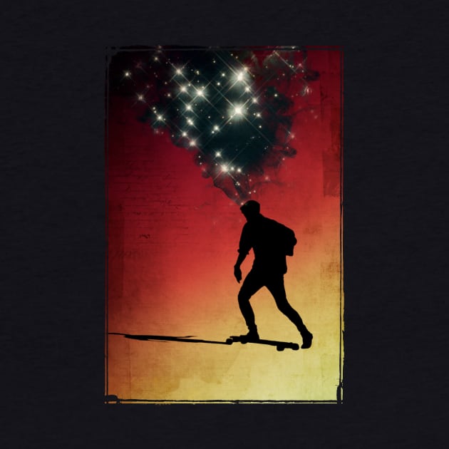 Daydreamer - Skater Silhouette by DyrkWyst